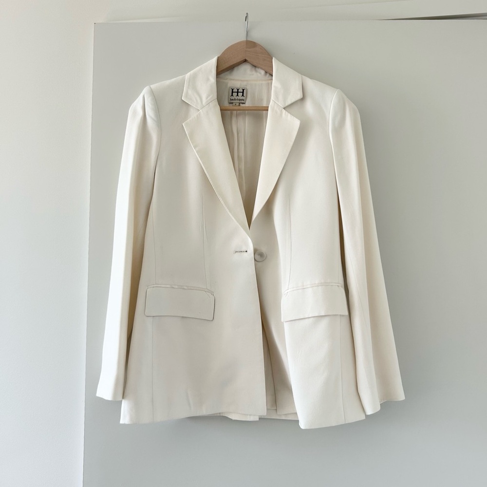 Haute Hippie Ivory Blazer